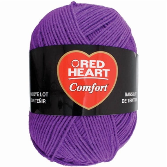 Red Heart Comfort Yarn-Amethyst