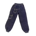 thumbnail image 2 of 1/12 Scale Miniature Jeans Durable Handmade Outfit Trousers Mini Pants for 6inch, 2 of 9