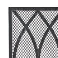 thumbnail image 6 of GDF Studio Ankeny Modern Single Panel Iron Fireplace Screen, Black Brushed Silver, 6 of 7