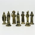 thumbnail image 2 of EXCIXING Vintage Standing Maria Sculpture Metal Religious Figurine Christian Home Accent, 2 of 21