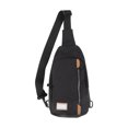 thumbnail image 1 of GOLDEN WOLF - Bolso bandolera para el pecho, correa de hombro ajustable, mochila impermeable, color negro, 1 of 14