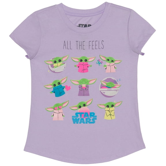 Star Wars - Grogu All The Feels Boys' Short Sleeve Graphic T-Shirt