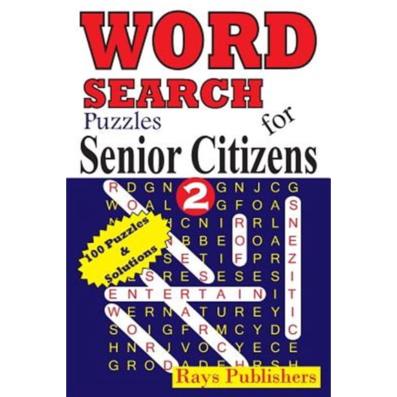 Word Search Puzzles for Senior Citizens: Word Search Puzzles for Senior Citizens 2 (Paperback)(Large Print)