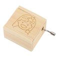 thumbnail image 1 of Caja de música de madera, mini caja de música de madera de doce constelaciones, caja de música de juguete elaborada con cuidado, 1 of 9