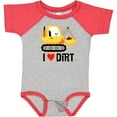 thumbnail image 3 of Inktastic Construction Truck I Love Dirt Boys or Girls Baby Bodysuit, 3 of 5