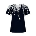 thumbnail image 4 of DEELLEEO Pntutb Hauts à Manches Courtes pour Femmes Imprimé Décontracté Haut/chemise, 4 of 6