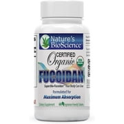 Natures BioScience  Certified USDA Organic Fucoidan; Formulated for Maximum Benefits; with Bio-Enhancers to Maximize Fucoidans Absorption into The Blood Stream.