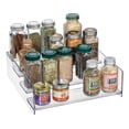 thumbnail image 4 of mDesign Plastic Bathroom Medicine Organizer, 4 Level Shelf, Clear, 4 of 6