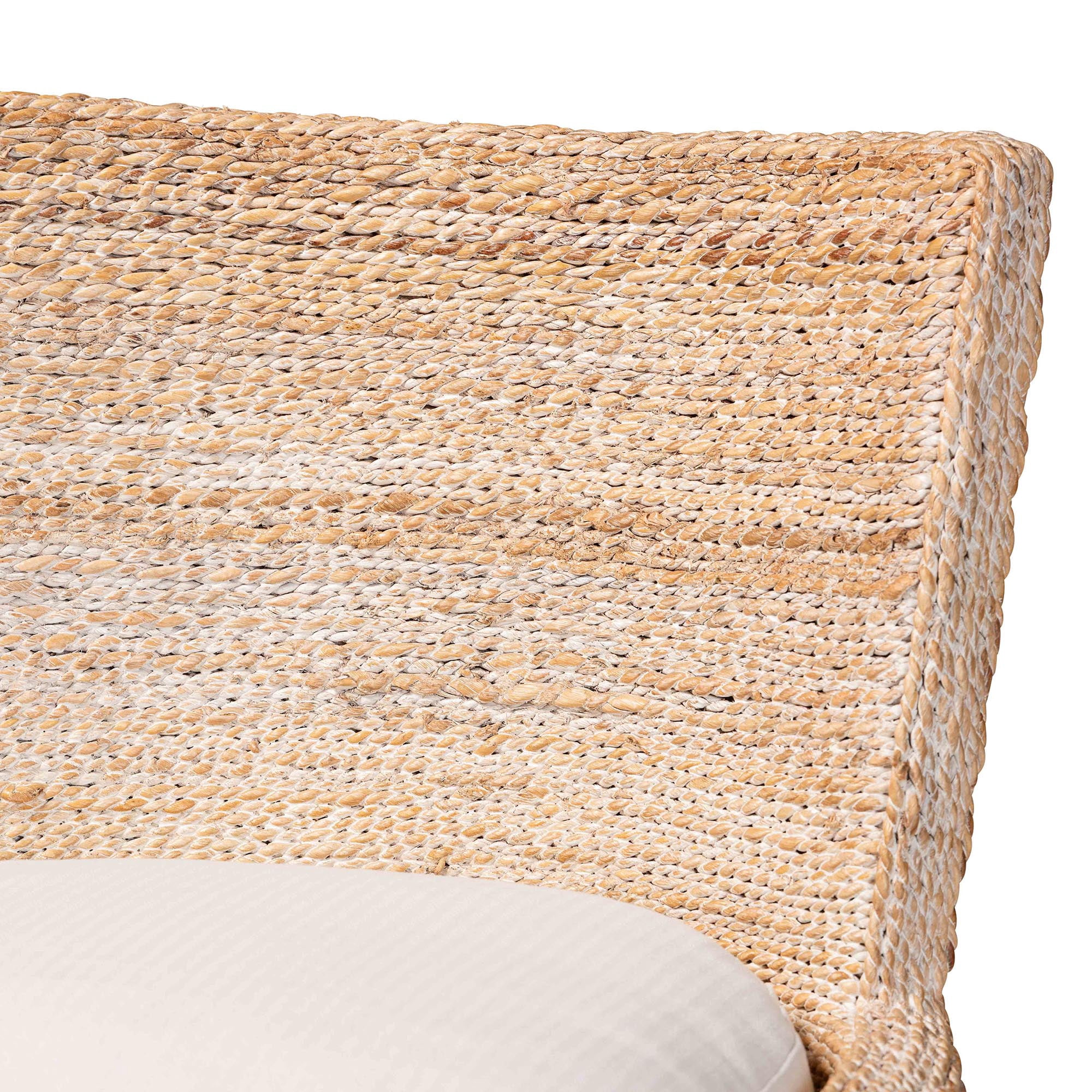 bali & pari Ridley Boho Bar Stool, Bar Height, White Wash
