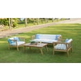 thumbnail image 7 of ROSSIO - Moshet Teak Outdoor Converation Set for 5 Person, Teak Coffee Table, 7 of 7