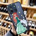 thumbnail image 4 of Funda mate para Redmi A1 K50 K40 GAMING K30 K20 10X 10C 10 9C 9T 9A 9 8 7 PRO 4G 5G Funda Coque Shell Anime princesa sirena, 4 of 5