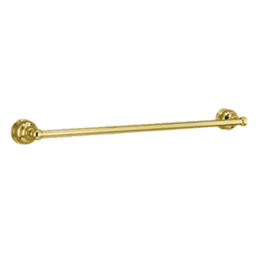 74018PB  Traditional Bath 18" Towel Bar Brass Finish