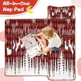 thumbnail image 4 of Red Christmas Pattern Toddler Nap Mats for Kids Preschool,50"x20" Sleeping Mat Bag or Kids,Toddler Sleeping Bag,Toddler Nap Mat or Daycare, 4 of 6