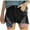 Black1, variant on Babysbule Women Shorts Women's Denim Printing Short Summer Mid Waist Stretchy Pockets Jean Shorts
