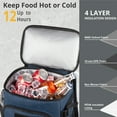 thumbnail image 3 of Backpack Cooler for Men, 25L Cooler Backpack Insulated LeakProof, Heavy Duty Lunch Bag, 3 of 8