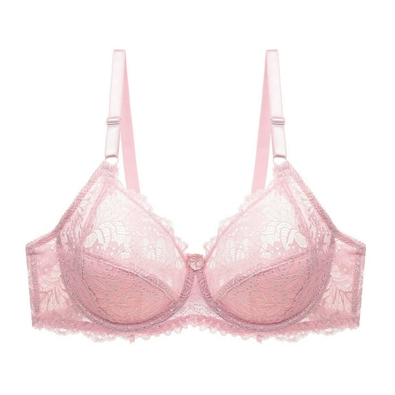 GaThRRgYP Bras for Women Clearance Women's Lace with Steel Ring Solid Color Sexy Double Breasted Push Up Bra