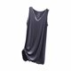 thumbnail image 4 of Camisón largo sin mangas con cuello en V para mujer, camisón holgado de talla grande, camisón de poliéster para mujer, 4 of 4