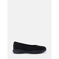thumbnail image 2 of Time and Tru Women's Sporty Comfort Ballet Flats, Wide Width, 2 of 6