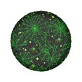 thumbnail image 2 of Kll Green Bright Web With Spiders Tire Cover,Universal Wheel Tire Cover For Trailer, Rv, Suv, Truck,Camper And Many Vehicle,(16 Inch), 2 of 8
