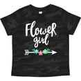 thumbnail image 3 of Inktastic Flower Girl with Arrow and Flowers Girls Toddler T-Shirt, 3 of 5