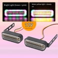 thumbnail image 1 of 2PC Motorcycle Turn Signal Lights Flowing Turn Signal Indicators Light Motorbike, 1 of 9