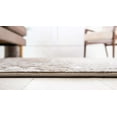 thumbnail image 4 of Unique Loom Rushmore Collection Area Rug - Taft (3' x 9' 10" Runner Snow White/Beige), 4 of 8