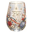 thumbnail image 1 of America 250th Anniversary GlassTea Cup, 1 of 4