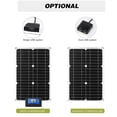 thumbnail image 2 of 18W 12V Solar Panel Kit Off Grid Monocrystalline Module with Solar Charge Controller SAE Connection Cable Kits, 2 of 4