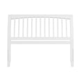 thumbnail image 4 of AFI Orleans Queen Sleigh Solid Wood Slat Headboard, White, 4 of 7
