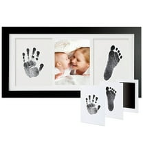Paw Print Frame Kit for Pets, Includes Ink Pad, and Wooden Memorial Frame for Dog Lovers and Pet Memorials