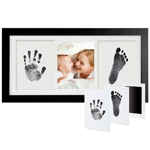 Paw Print Frame Kit for Pets, Includes Ink Pad, and Wooden Memorial Frame for Dog Lovers and Pet Memorials