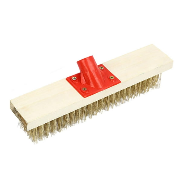 Cepillo de piso, cepillo industrial para piso, escoba de empuje, cabezal de cepillo para fregar cubiertas para ducha 30 centimetros