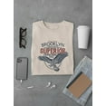 thumbnail image 3 of Brooklyn Denim Logo T-Shirt Men -Image by Shutterstock, Male 3X-Large, 3 of 4