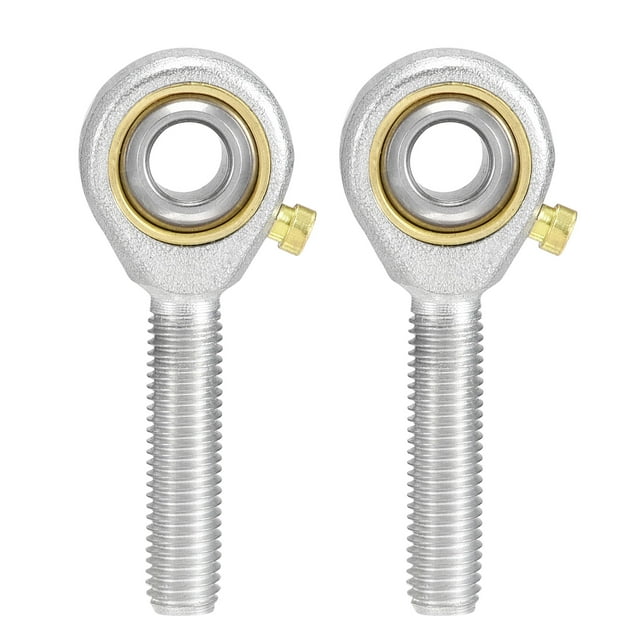 Unique Bargains 1/4-inch Bore 1/4-28 Male Thread Right Hand Rod End Bearings 2 Pack