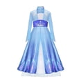 thumbnail image 2 of Disney vestido de Frozen para niñas, disfraz de Elsa, Anna, reina de las Nieves, fiesta de carnaval, baile de graduación, ropa de princesa, 2 of 5