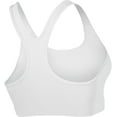 thumbnail image 2 of Nike Womens Swoosh Sports Bra White/Black X-Small, 2 of 7