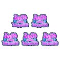 thumbnail image 1 of Car Decal Reflective Sticker In Memory of Queen Wang | Adhesive Purple Vinyl Emblem for Vehicles & Windows, 6x6cm, 1 of 8