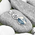 thumbnail image 3 of Blue Scheelite - Turkey & Iolite 925 Sterling Silver Pendant Jewelry P-1634 SDP128968, 3 of 5