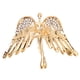 thumbnail image 2 of Broche de ala de ángel, Broche de ala de ángel Broche de ala de ángel de cristal hecho a mano Broche de ala de ángel Alfileres diseñados para profesionales, 2 of 8
