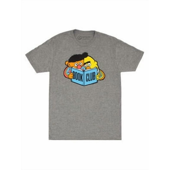 Sesame Street: Bert and Ernie Book Club Unisex T-Shirt Large