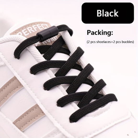GYTY 3 Pairs  Vibrant Elastic No-Tie Shoelaces for Sneakers - Quick & Easy Slip-On Design, Durable Acetate Fiber, Assorted Colors