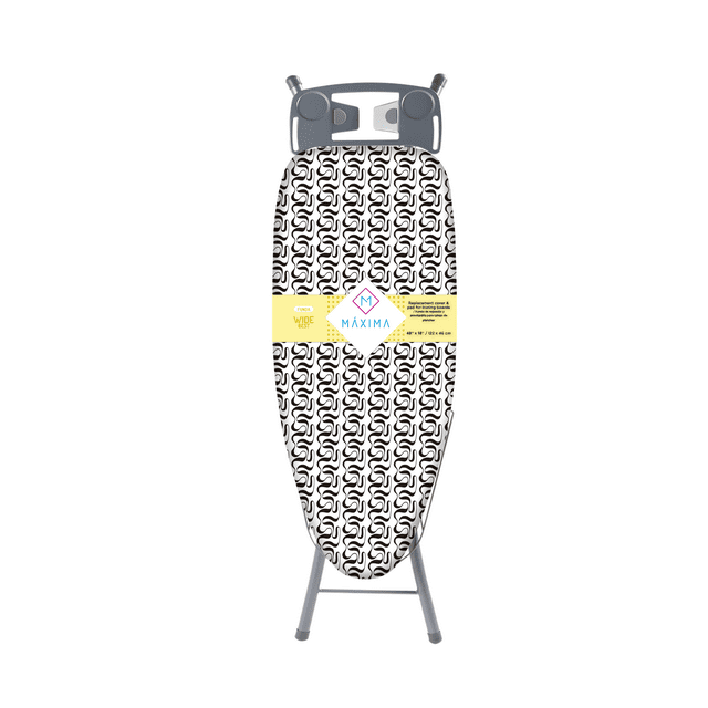 Funda Repuesto para Burro de Planchar Wide Best 122cm X 46cm 100% Algodón + Teflon Máxima Hogar