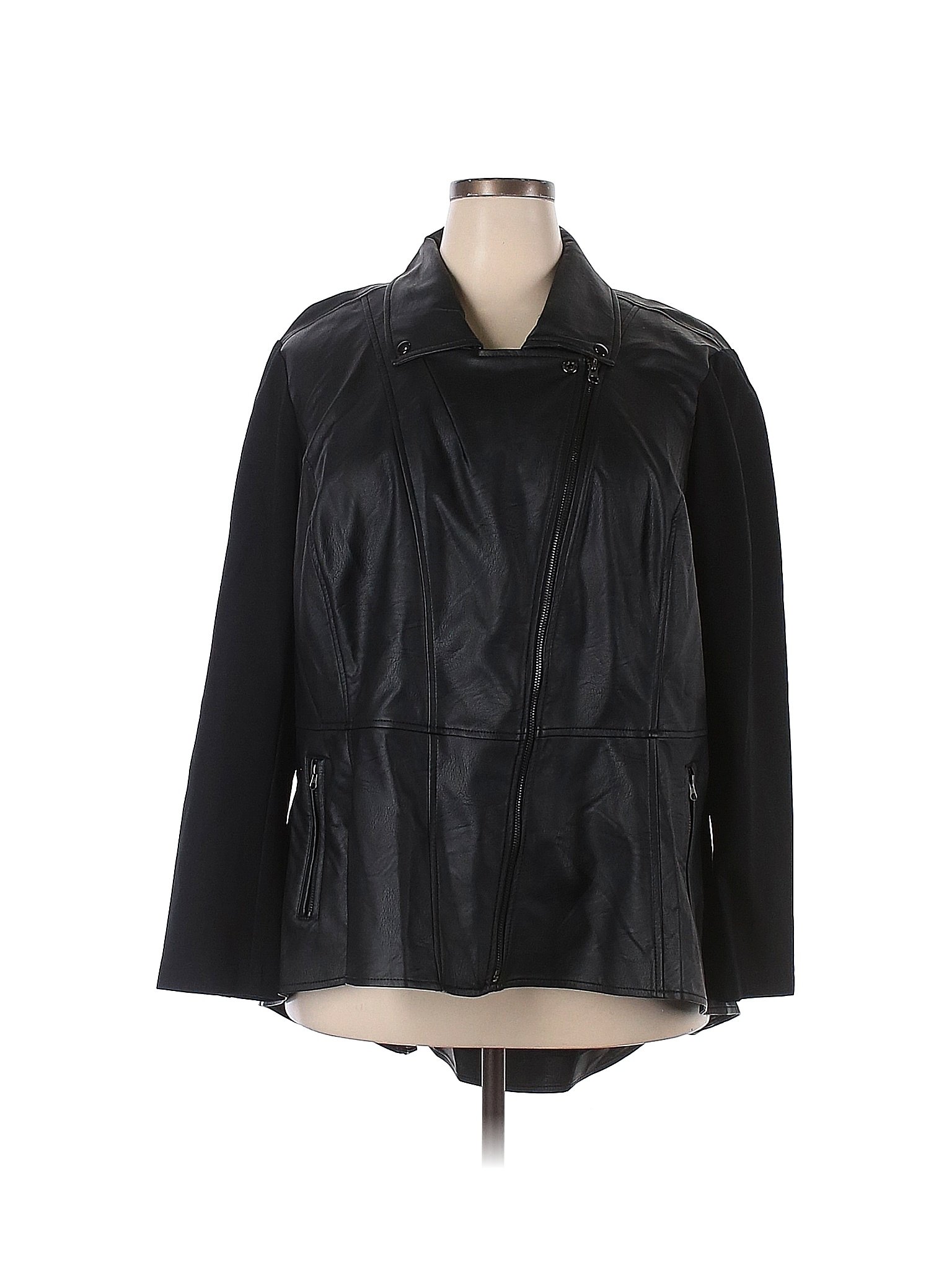Faux Leather Jacket - Walmart 