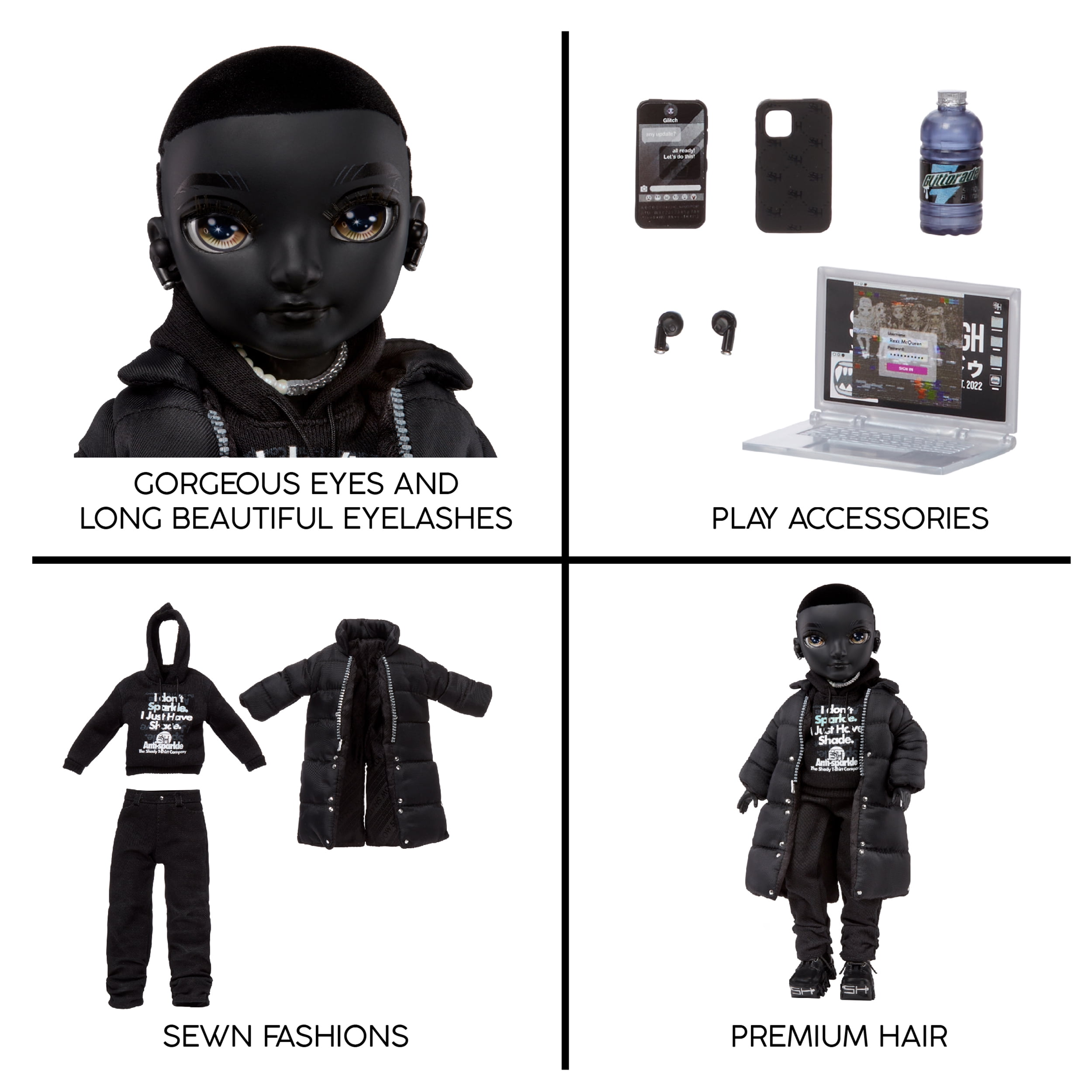 Rainbow High Shadow High Rexx McQueen Fashion Doll