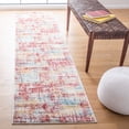 thumbnail image 2 of SAFAVIEH Skyler Mandy Distressed Runner Rug, Burgundy/Gold, 2'2" x 9', 2 of 8