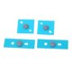 thumbnail image 3 of Laptop Bottom Case Feet Anti Slip Round Dot Accurate Size Durable Laptop Foot Pads for Surface 3 4 5 Replacement Blue, 3 of 5
