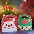 thumbnail image 5 of 12 cajas de regalo de Navidad, cajas de regalo de Navidad para hacer tú mismo, cajas decorativas para golosinas, para pasteles, galletas, cupcakes y dulces navideños, 5 of 5