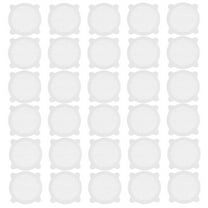 Kaireo Kitchen Sewer Insect Repellent Self-Adhesive Fiber Round Filter Mesh Sticker 30Pc Four-Ear Round 100*100Mm,Disposable Shower Filter Bathtub Drain Hair Catchers for Shower Kitchen Bathroom