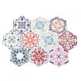 thumbnail image 3 of Tile Sticker Floor Sticker Wall Stickers Hexagonal Sticker 10Pcs Simulation Waterproof Non-Slip Hexagonal Self Adhesive Ceramic Tile Decorative Stickers Set, 3 of 8