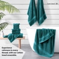 thumbnail image 3 of Juego de toallas de baño LANE LINEN 100% algodón, 16 piezas Sea Port, 3 of 9